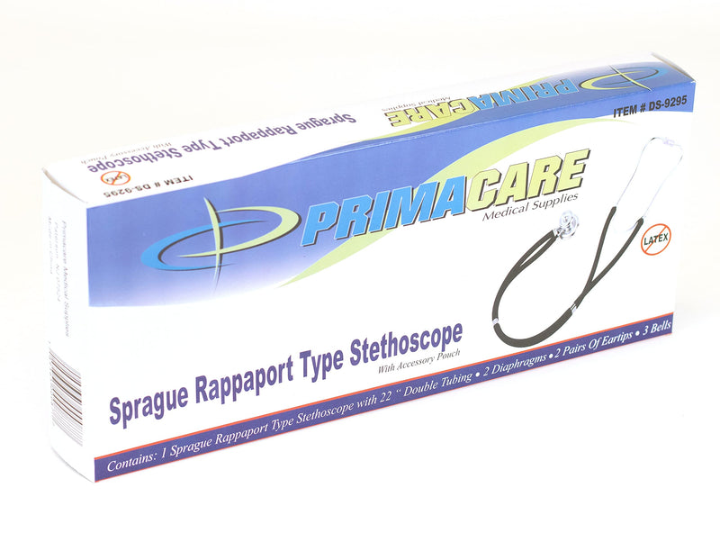 [Australia] - Primacare DS-9295-BL 30" Sprague Rappaport Style Stethoscope for Doctors, Nurses and Medical Students, First Aid Professional Dual Head Cardiology Kit for Men, Women and Pediatric, Blue 