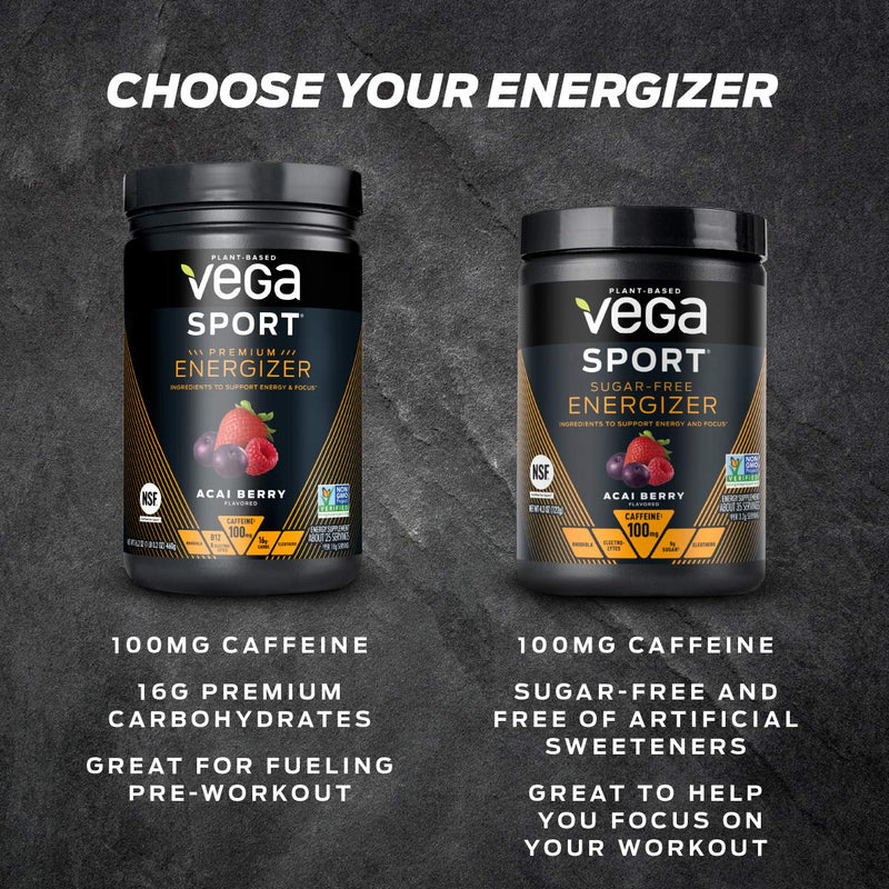[Australia] - Vega Sport Sugar Free Energizer, Straweberry Lemonade, Pre Workout Powder for Women and Men, Supports Energy and Focus, Electrolytes, Vegan, Keto, Gluten Free, Dairy Free, Non GMO (35 Servings) Strawberry Lemonade 35 Servings (Pack of 1) 
