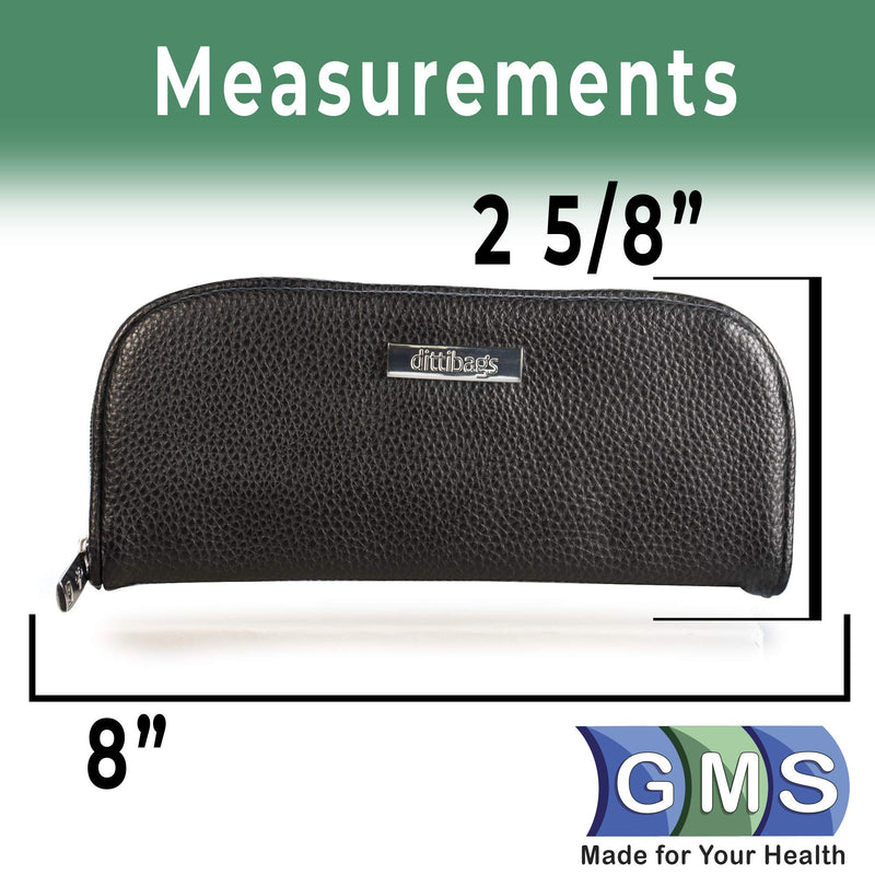 [Australia] - Dittibags Diabetes Travel Case - Insulin Pen Case and Wallet for Daily Essentials - Holds One Pen, Five Pen Tips, Photo ID, and Credit Cards with Two Additional Pockets! (Black) Black 