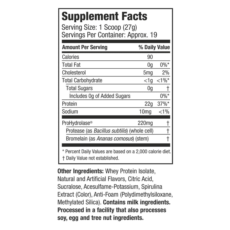 [Australia] - Whey Protein Powder | MuscleTech Clear Whey Protein Isolate | Whey Isolate Protein Powder for Women & Men | Clear Protein Drink | 22g of Protein, 90 Calories | Lemon Berry Blizzard, 1.1lb(19 Servings) 