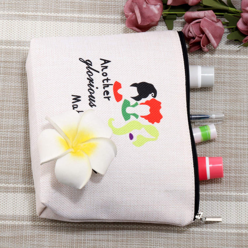 [Australia] - G2TUP Hocus Pocus Makeup Bag Another Glorious Morning Makes Me Sick Travel Canvas Makeup Pouch Sanderson Sisters Gift (Another Glorious Morning Makes Me Sick) 