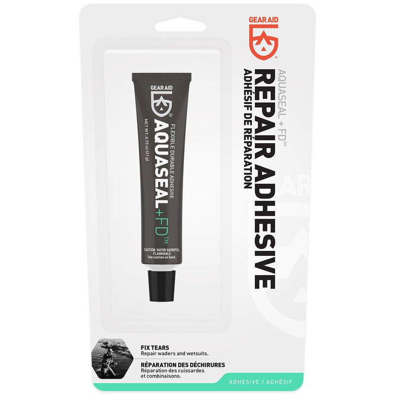 [Australia] - GEAR AID Aquaseal FD Flexible Repair Adhesive for Outdoor Gear and Vinyl, Clear Glue .75 Oz 