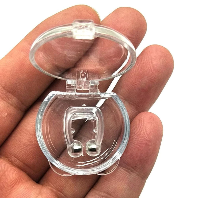 [Australia] - Genérico Anti Snoring Devices, Silicone Magnetic Nose Clip 4-Pack, Snore Stopper, Confortable Nasal to Relieve Snore, Solution, Stop Snoring, Device, for 
