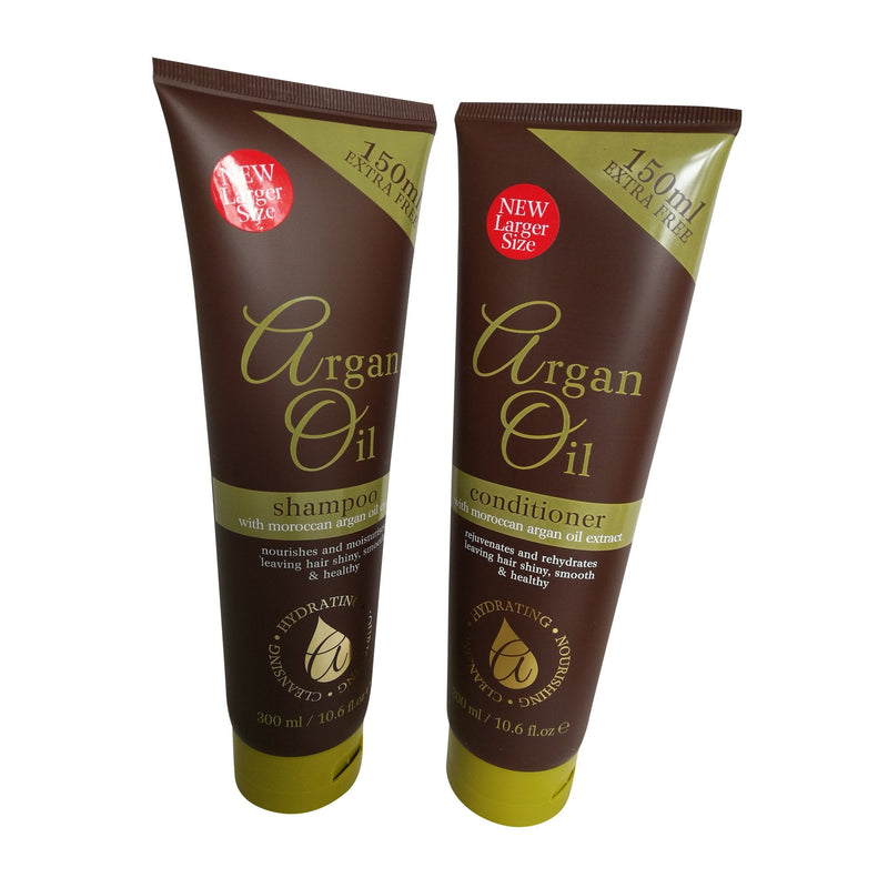 [Australia] - Morroccan Argan Oil 4 Pack Beauty Gift Set Moisturising Body Butter Hair Shampoo Conditioner and Hand and Nail Cream Easter 2018 Bath Set 