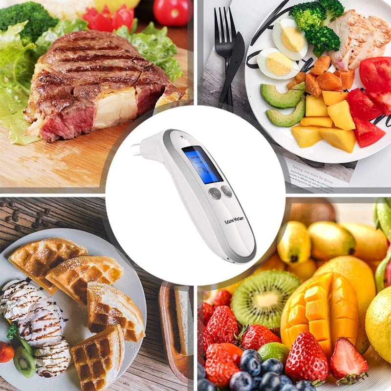 [Australia] - Ketosis Breath Tester, Ketone Meter Breathalyzer for Keto Health with 10pc Mouthpieces 