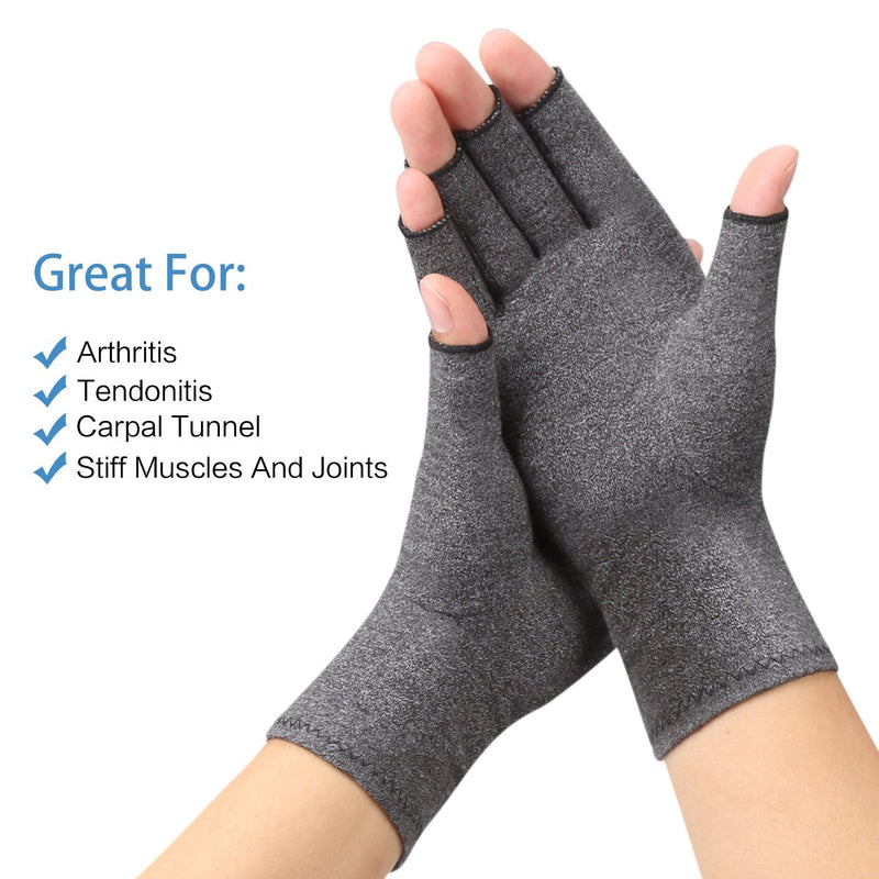 [Australia] - Arthritis Gloves by Sanbo Compression Gloves for Osteoarthritis Hand Gloves for Men & Women(Small) S 