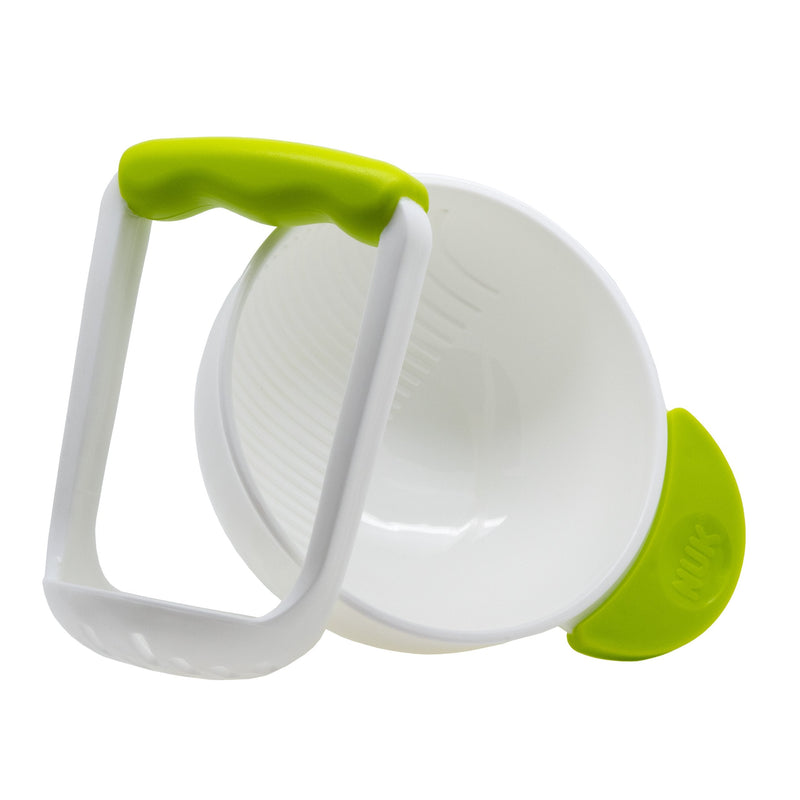 [Australia] - NUK Baby Food Masher and Bowl | 6 Months + | Dishwasher Safe | BPA Free, 1 Count (Pack of 1) green 