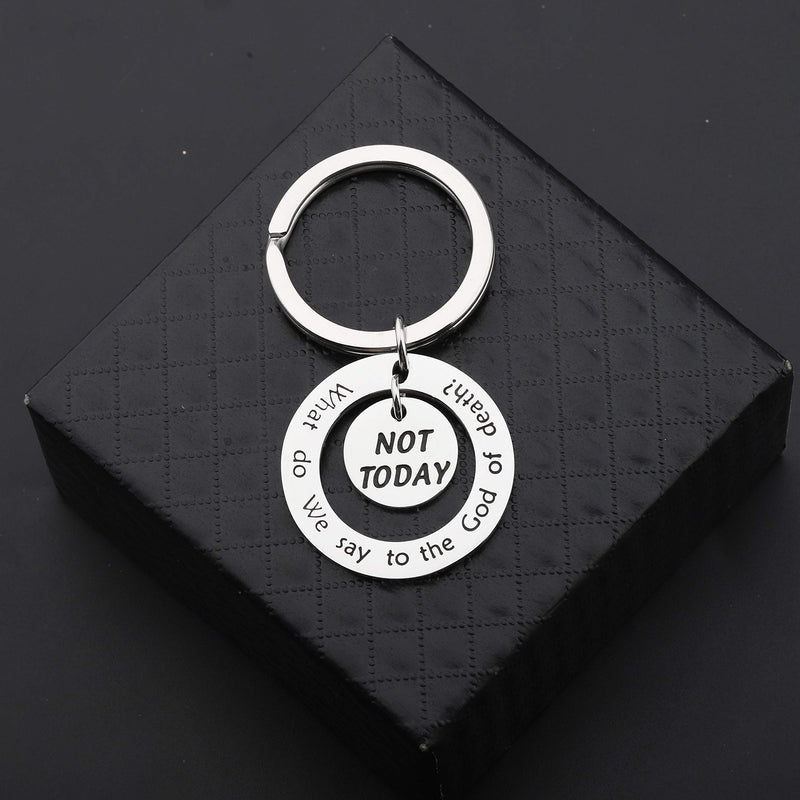 [Australia] - MAOFAED Game of Thrones Inspired Gift Arya Stark Gift Arya Goat Gift What Do We Say to The God of Death Not Today 