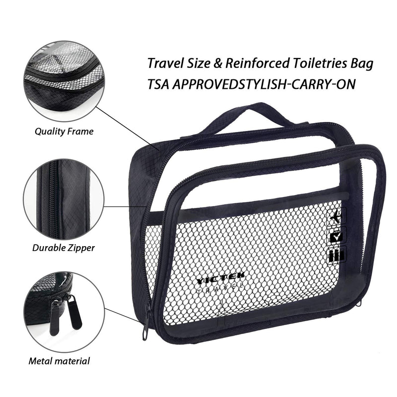 [Australia] - Empty Plastic Travel Bottles Containers, TSA Approved Travel Size Toiletries Tubes Kit for Liquids, Carry-On Set for Women/Men Clear 