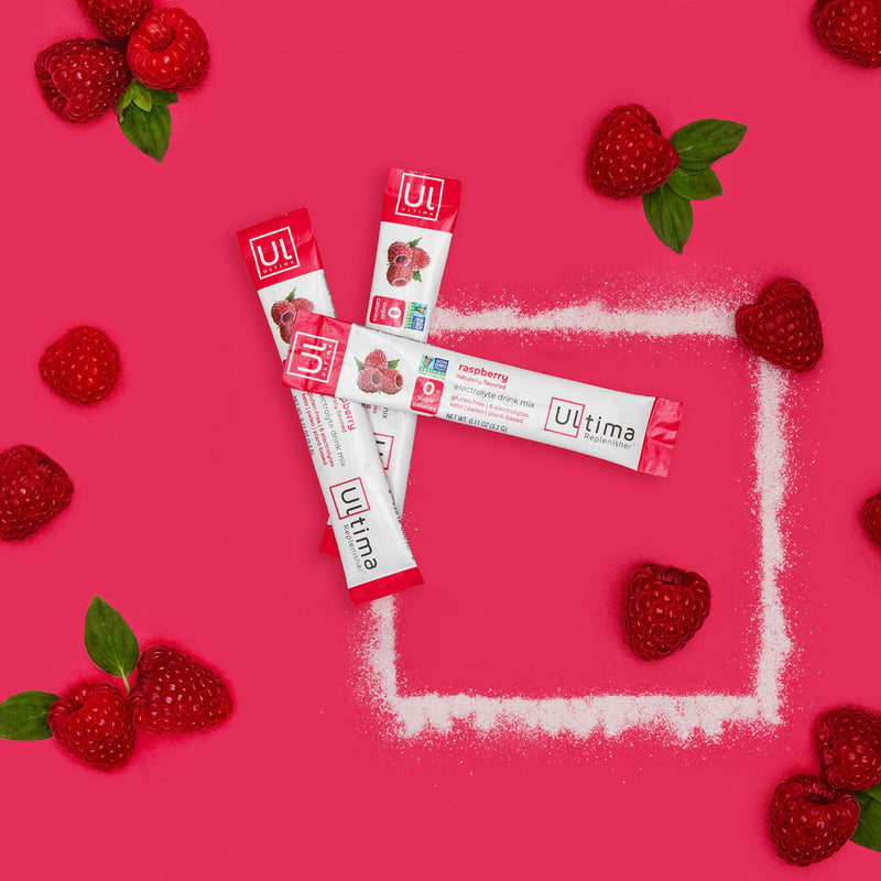 [Australia] - Ultima Replenisher Electrolyte Hydration Drink Mix Raspberry Flavor (20 Serving Stickpacks) 