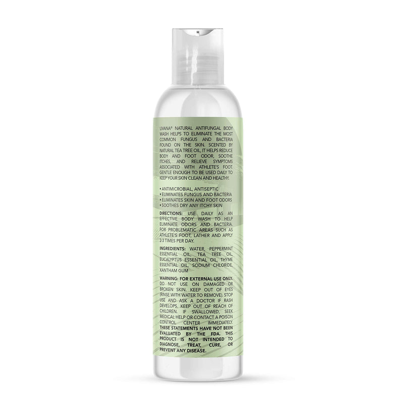 [Australia] - Antifungal Soap with Tea Tree Oil by Livana,8oz Treat & Wash Away Athletes Foot, Ringworm, Nail Fungus, Jock Itch, Body Odor & Acne. Antibacterial Defense for Bacteria Related Skin Irritations 