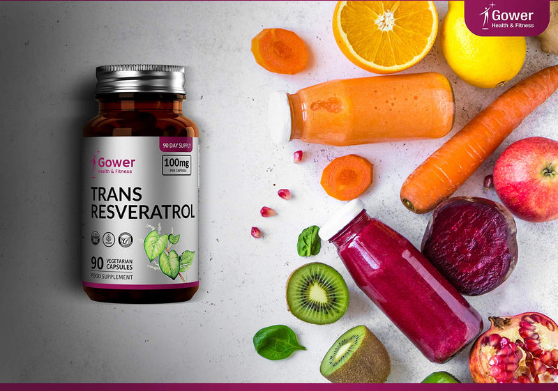 [Australia] - GH Trans Resveratrol | Japanese Knotweed Extract - 100mg per Serving | 90 Reservatrol Vegan Capsules | Manufactured in ISO Licenced Facilities | Non-GMO, Dairy Free & Gluten Free 