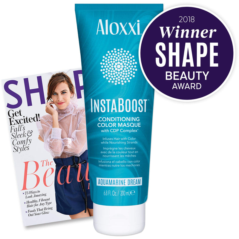 [Australia] - ALOXXI InstaBoost Color Depositing Conditioner Mask – Instant Temporary Hair Color Dye - Hair Color Masque for Deep Conditioning Aquamarine Dream 