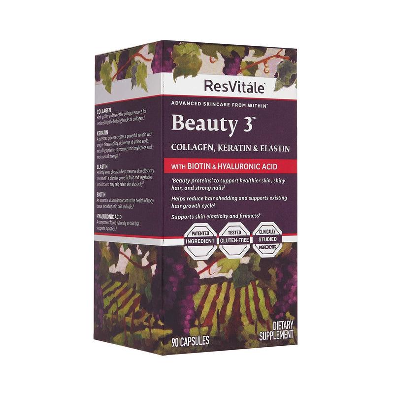 [Australia] - ResVitale Advanced Skincare Beauty 3 90 Capsules 