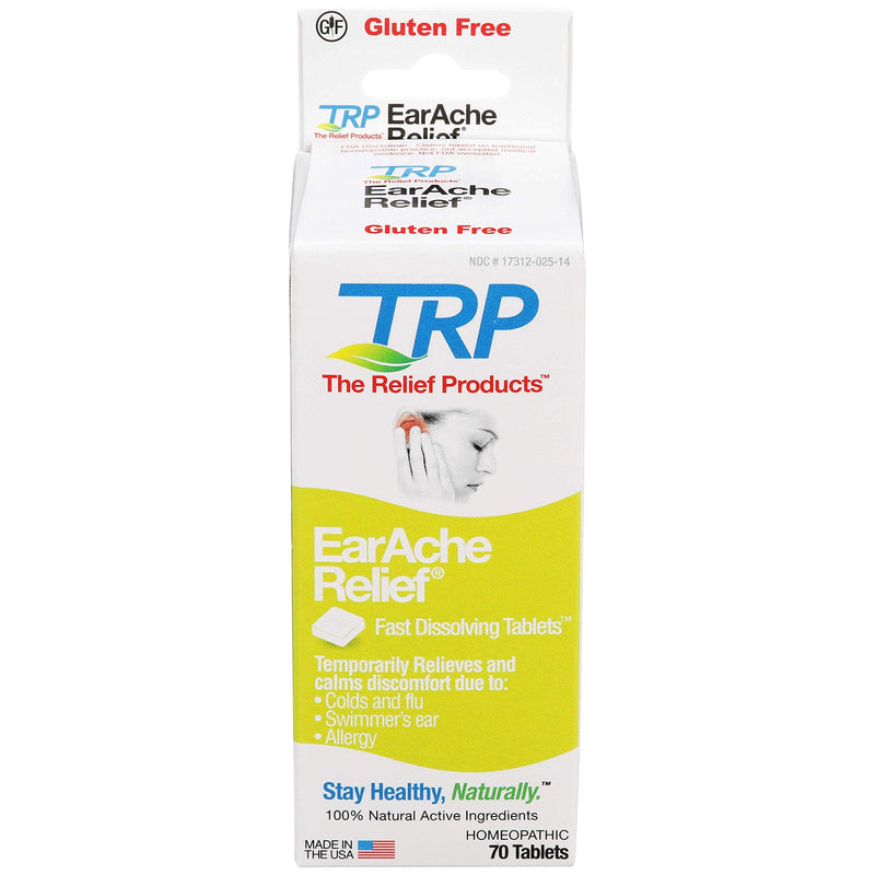 [Australia] - The Relief Products Earache Relief Tablets, 70 Count 