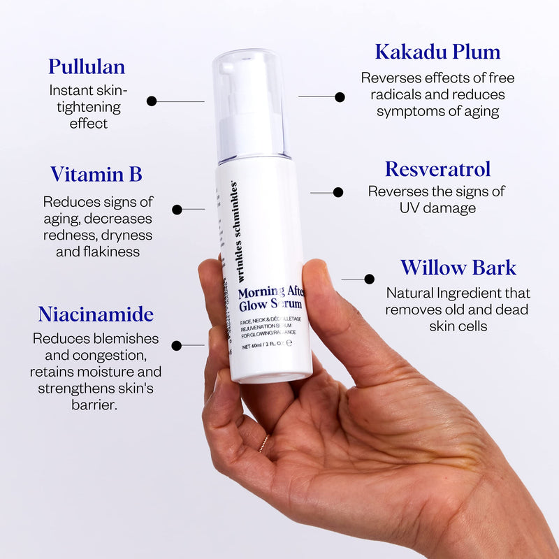 [Australia] - Anti Aging Serum for Face, Neck & Decolette - Neck Firming, Decollete Cream & Hyaluronic Acid & Resveratrol Face Serum - Daytime Booster Product to Improve Silicone Pad Results 