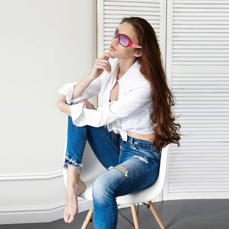 [Australia] - New Fashion DG Studio Sunglasses - Women Ladies Girls Designer Trendy Retro Hip Hop UV400 Shades Classic Vintage Sunglasses 