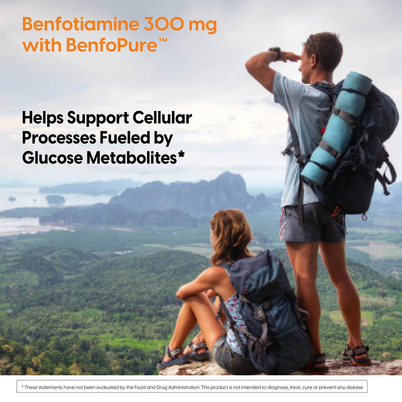 [Australia] - Doctor's Best Benfotiamine, Non-GMO, Vegan, Gluten Free, Soy Free, Helps Maintain Blood Sugar Levels, 300 mg, 60 Veggie Caps (DRB-00270) 