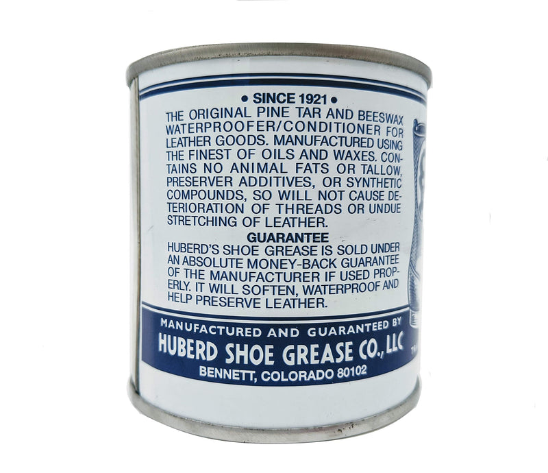 [Australia] - Huberd’s Shoe Grease, 7.5oz: Waterproofs, Softens, Conditions Leather. Protects Shoes, Boots, Sporting Goods, Saddle & Tack. Restores Dry, Cracked, Scratched Leather. Small Batched since 1921! 