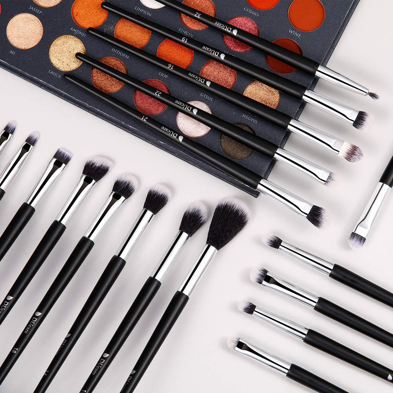 [Australia] - DUcare Professional Makeup Brushes 32Pcs Makeup brush set Premium Synthetic Kabuki Foundation Blending Make Up Brushes Kit - Black 