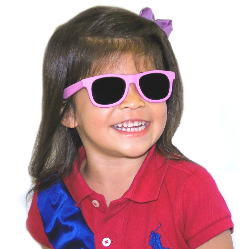 [Australia] - Vintage 2 Pack- Baby, Toddler's First Sunglasses for Ages 1-2 Years Hot Pink and Fuchsia 