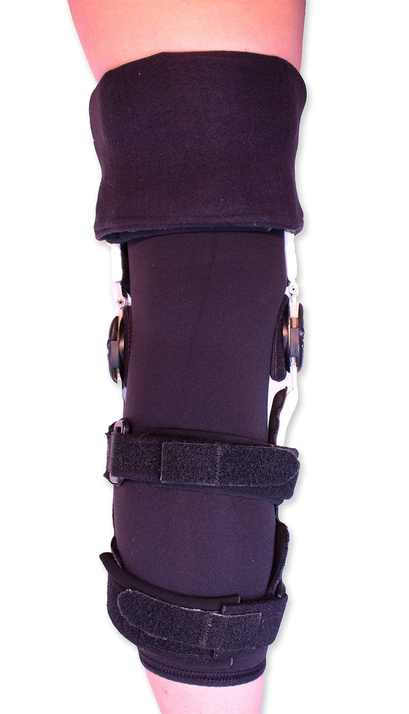 [Australia] - Bracesox | Supplex/Lycra Knee Brace Undersleeve | (Large) - High Performing Supplex Sleeve for Under Brace - Leg Sleeves for Men and Women - Comfortable, Breathable, Durable Large (Pack of 1) 