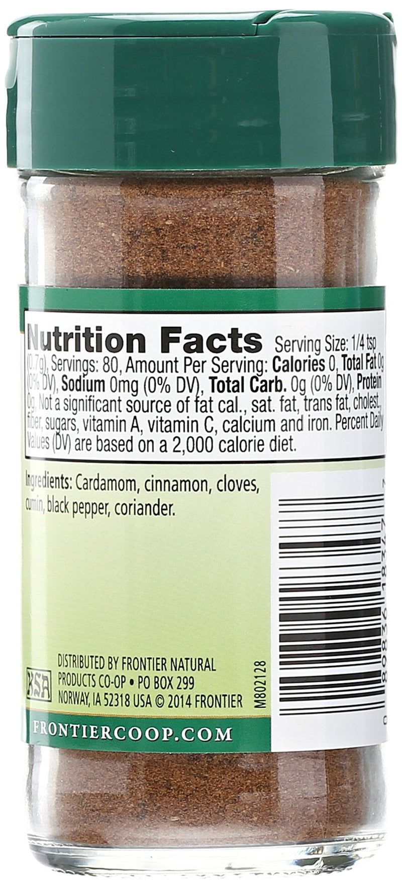 [Australia] - Frontier Seasoning Blends Garam Masala, 2-Ounce Bottle 