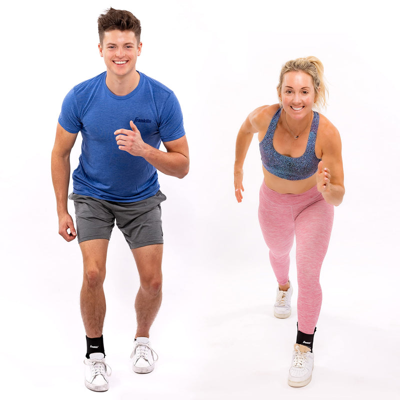[Australia] - Franklin Sports Ankle Brace - Adjustable Ankle Support Stabilizer - Compression Support for Ankle Sprains and Pain - Athletic Ankle Brace - One Size 