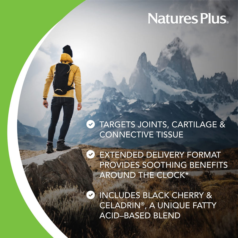 [Australia] - NaturesPlus Ultra Joint Triple Strength - Glucosamine Tablets with MSM, Chondroitin, Vitamin C, Manganese, Black Cherry and Celadrin - Gluten Free - 120 Tablets 
