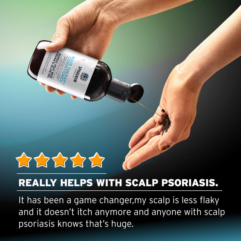 [Australia] - Natural Argan & Olive Oil Conditioner - Effective Peat Mud Treatment for Thin, Dry and Damaged Hair. Best Hypoallergenic Organic Minerals for Silky Hair. Pregnancy Safe. Paraben, Sulfate Free. 