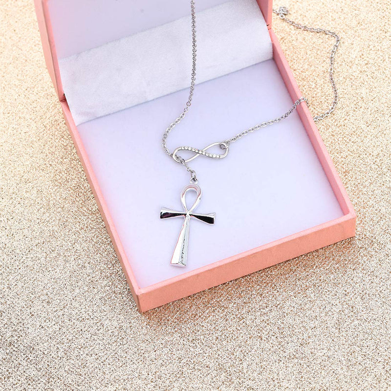 [Australia] - Ankh Cross Y Necklace Cross Y Necklace Egyptian Ankh Y Necklace Egyptian Religion Ankh Jewelry Coptic Gift 