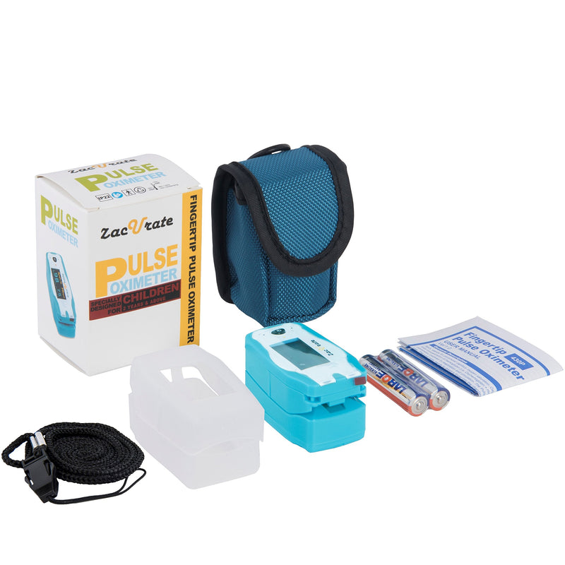 [Australia] - Zacurate Children Digital Fingertip Pulse Oximeter and Vaunn Blood Pressure Monitor Bundle 