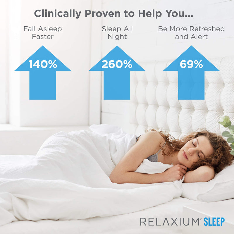 [Australia] - Relaxium Natural Sleep Aid | Non-Habit Forming | Sleep Supplement for Longer Sleep & Stress Relief w/ Magnesium, Melatonin, GABA, Chamomile, & Valerian (60 Vegan Capsules, 30 Day Supply) 