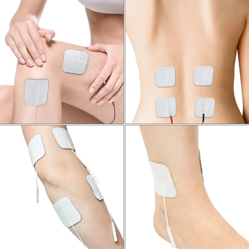 [Australia] - Med-Fit 1 Tens pads - 12 pads - 3 packs of 4 self Adhesive pads long lasting pads for Tens Machines 