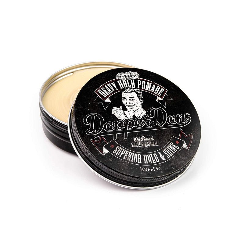 [Australia] - Dapper Dan Heavy Hold Pomade, Heavy Hold Styling Pomade For Superior Hold Mens Hair Styling Product, 2 x 100 ml 100 ml (Pack of 2) 