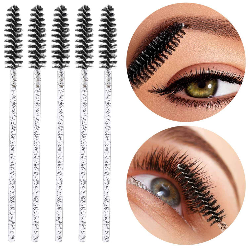 [Australia] - 300 Disposable Mascara Wands Eyelash Brush Spoolies for Eye Lash Extension, Eyebrow and Makeup Crystal Tbestmax 1Multi-colored 