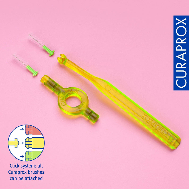 [Australia] - Curaprox CPS 011 Prime Refill Interdental Brushes, Lime Green, 8 Count - 8 x 1.1mm - 5mm Internal Toothbrushes. 