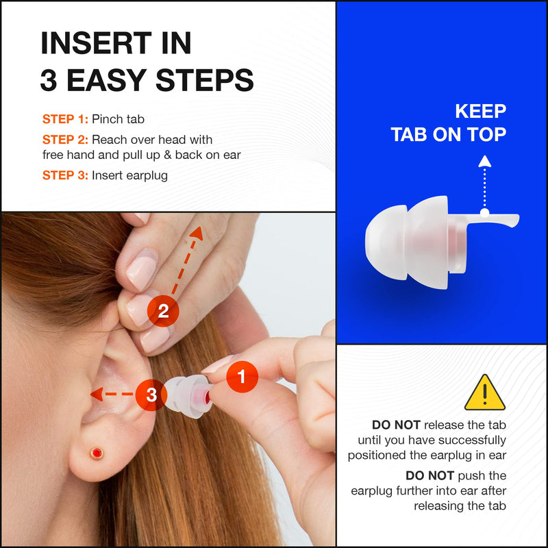 [Australia] - EARPEACE High Fidelity Music Earplugs for Concerts and Events – Reusable Musician and Drummer Hearing Protection Earplugs – 3 Levels of Noise Reduction, Noise Cancelling Up to 26dB, Black Case Music - Original 