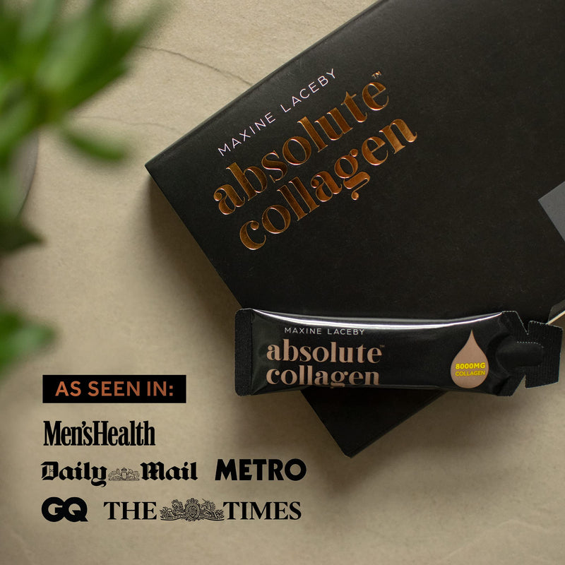 [Australia] - Absolute Collagen Marine Liquid Collagen Supplement for Men - Higher Absorption Than Tablets - 14 x 8000 mg Collagen Sachets per Box containing 7.7g Protein 