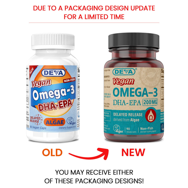 [Australia] - Deva Nutrition Deva Vegan DHA-EPA Delayed Release 90 Count 