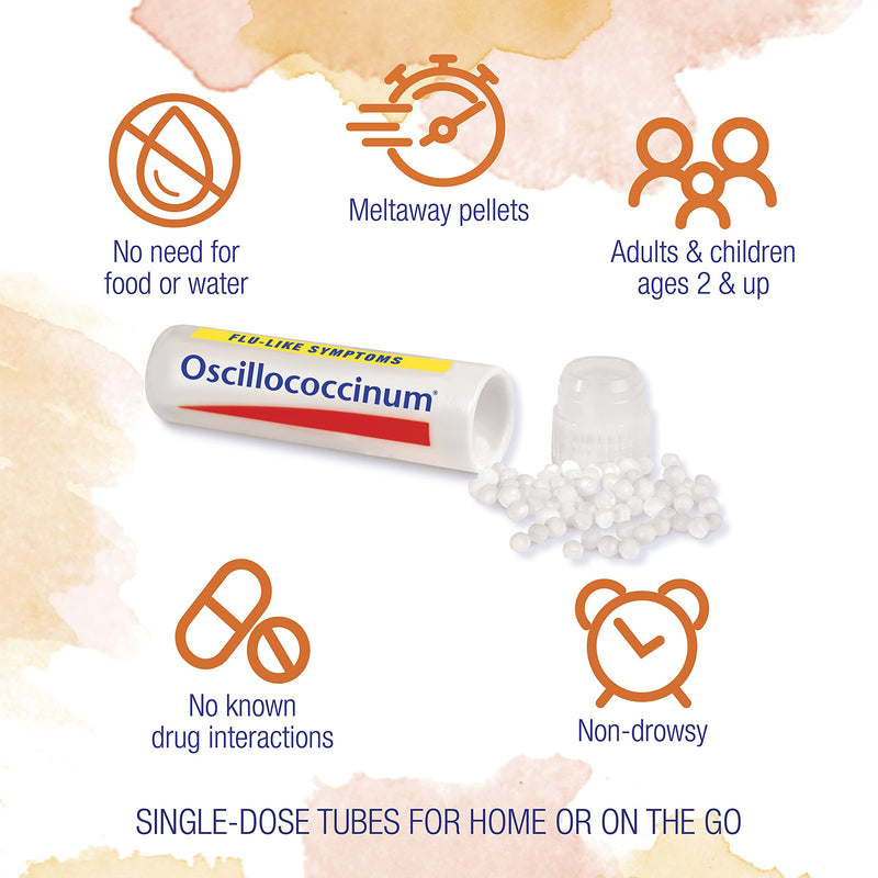 [Australia] - Boiron Oscillococcinum Natural Relief for Flu-Like Symptoms of Body Aches, Headache, Fever, Chills, and Fatigue - 30 Doses 30 Count (Pack of 1) 
