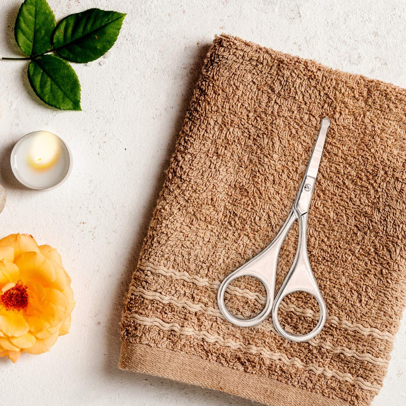 [Australia] - Nose & Ear Rounded Tip Scissors - Multipurpose - Best for Nose, Eyebrows, Ear, Beard & Moustache 
