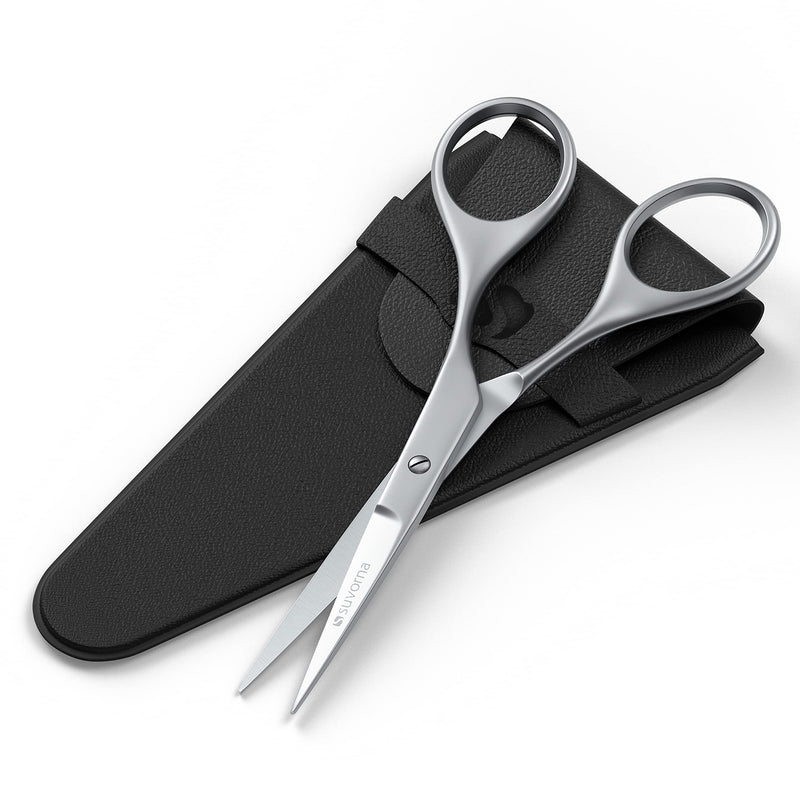 [Australia] - Suvorna Hairpal h20 4.5" Compact Beard and Moustache Scissors for Men. Precision Classic Trimming, Styling & Cutting Scissors. Best Designed for own use. Take your Beard Grooming Needs to Next Level 