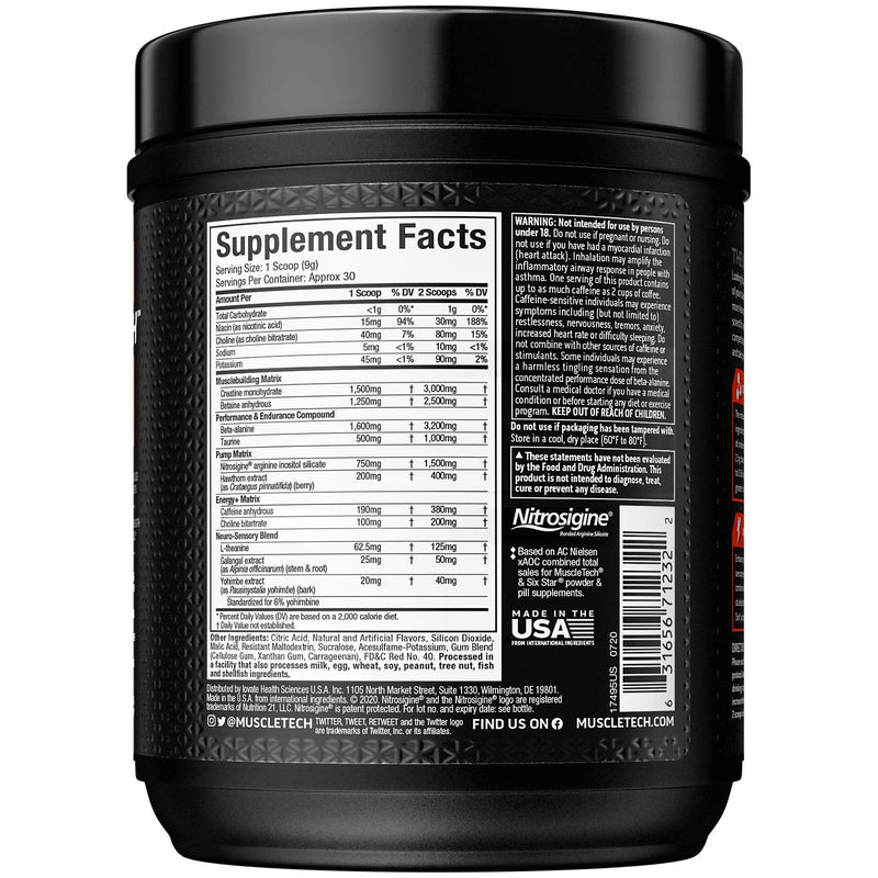 [Australia] - Pre Workout Powder | MuscleTech Vapor X5 | Pre Workout Powder for Men & Women | PreWorkout Energy Powder Drink Mix | Sports Nutrition Pre-Workout | Miami Spring Break (30 Servings)-Package Varies 30 Servings (Pack of 1) 