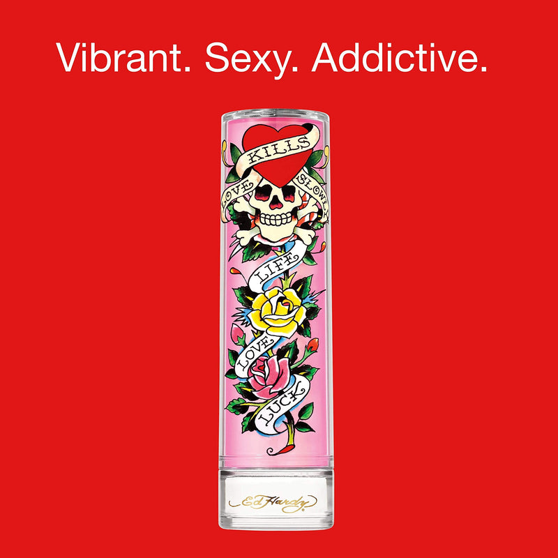 [Australia] - Ed Hardy Women's Perfume Fragrance by Christian Audigier, Eau De Parfum, 3.4 Fl Oz 3.4 Oz Perfume 