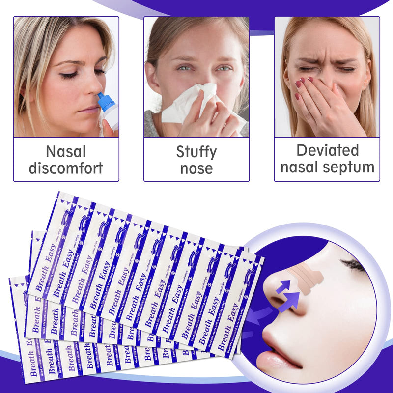 [Australia] - Nasal Strips Extra Strength, 120 Pack (2.6*0.7inch), Works Instantly to Improve Sleep, Reduce Snoring and Relieve Nasal Congestion, for Women Men 