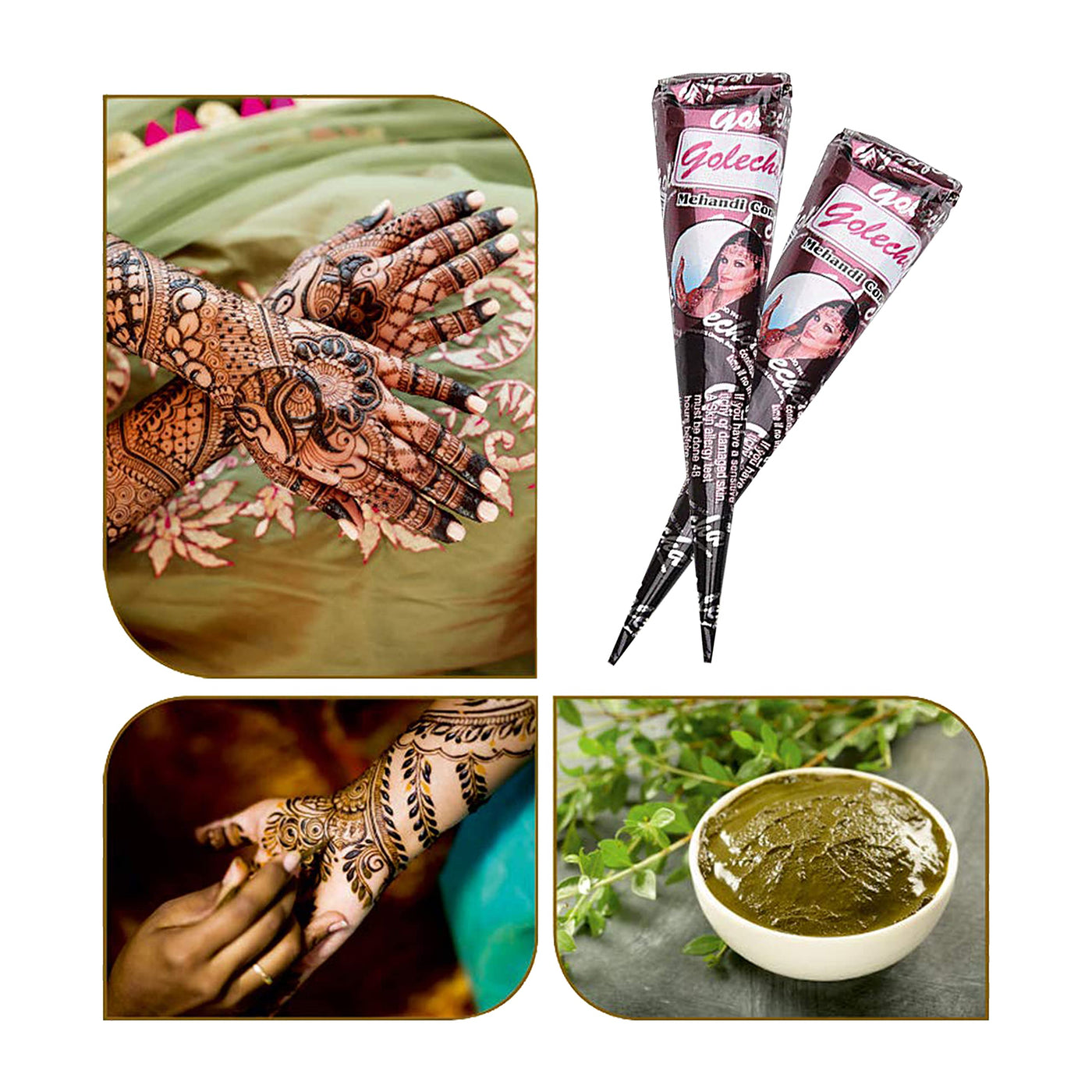  Henna Cones (Pack of 12) 100% Natural Ready to Use Henna Paste  Hair Color Hair Dye Cones : Beauty & Personal Care
