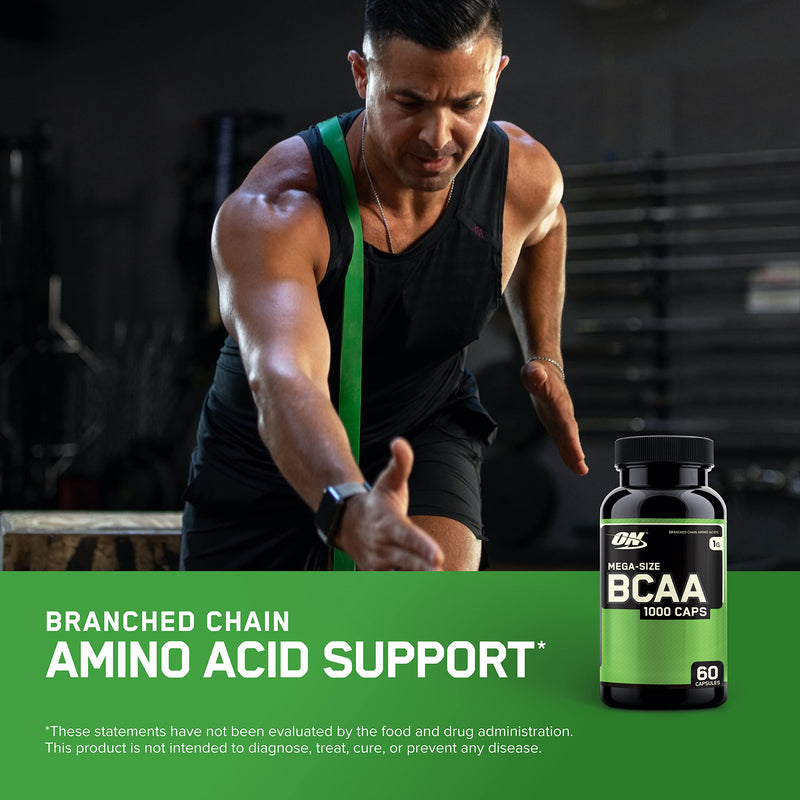 [Australia] - Optimum Nutrition Instantized BCAA Capsules, Keto Friendly Branched Chain Essential Amino Acids, 1000mg, 400 Count Unflavored 400 Count (Pack of 1) 