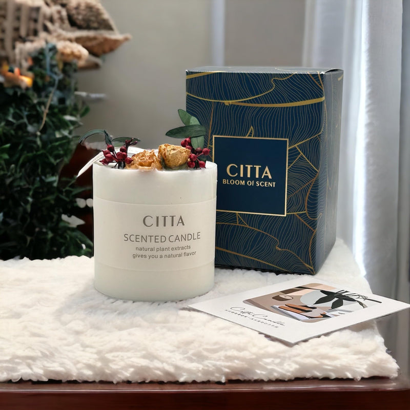 [Australia] - Scented Candles | Soy Wax Candles 300g |Long Burning Candle: Up to 45h |Candle Gifts for Women|Candle Gifts (Rose Peach) Rose Peach 