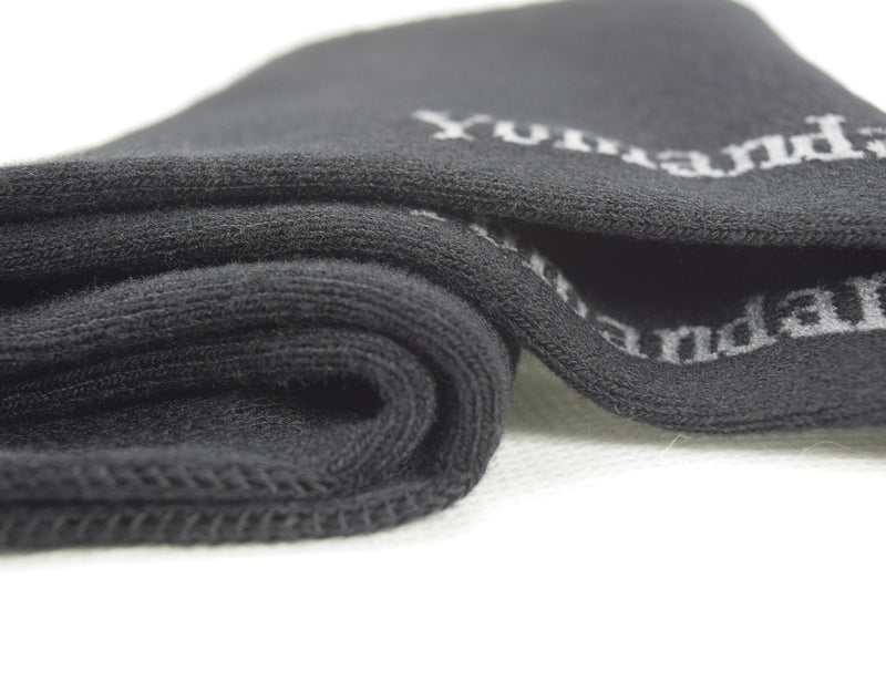[Australia] - Yomandamor Mens Bamboo Diabetic Over The Calf Socks,4 Pack Size 10-13 4 Pairs Black 
